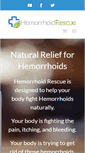 Mobile Screenshot of hemorrhoidrescue.com